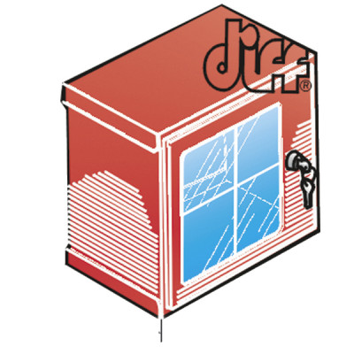 Coffret sous verre dormant 250x250x150mm