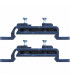 Pince pour fixation sur rail DIN d'un socle (X 2) - E.R.E REGULATION : RZB106A000