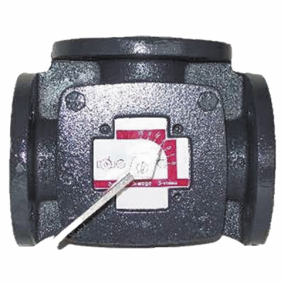 Vanne 3 voies à secteur à brides en fonte DN100 - E.R.E REGULATION : H3F100-225