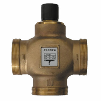 Vanne à siège filetée 3V M1"1/2 course 5.5mm - E.R.E REGULATION : EVG56.40