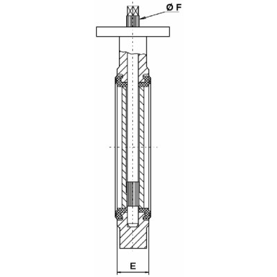 Robinet à papillon NF GAZ DN100- DIFF - 109710