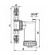 SafeCleaner 1" valve brass body- RBM - 23440650