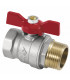 Vanne BS poignée papillon alu MF1/2"- DIFF - 110036