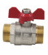 Ball valve MM butterfly handle PN 40 3/8? - DIMPEXP : 1362-38