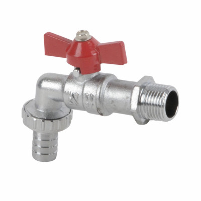 Robinet puisage BS raccord nez poignée papillon 1/2" 3/4"