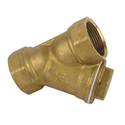 Brass Y-strainer 1 1/4?