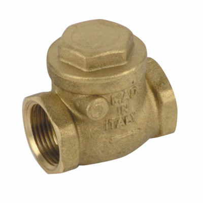 Clapet simple battant siège métal F1/2" - DIFF