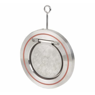 Clapet simple battant sandwich acier inox FKM DN80