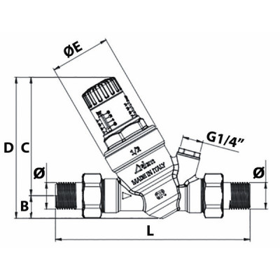 RinoxPlusSmart Pressure reducing valve 1 1/2"- RBM - 29090800