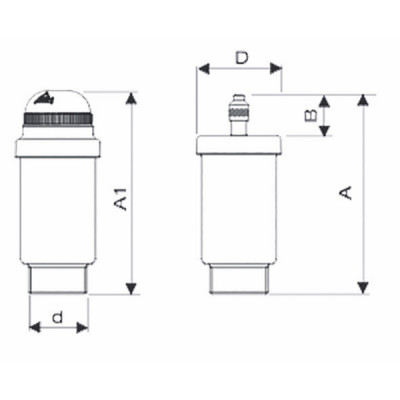Vasa air venting valve in 3/8"- RBM - 370360