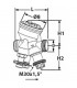 Vanne ta-compact p M 1"1/4 DN25 370 l/h- IMI - 52164-025