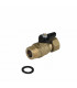 Vanne à bille DN15 M3/4" x FT3/4" - RBM : 31740520