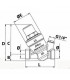RinoxPlus Pressure reducing valve and filter 1/2"- RBM - 28480400