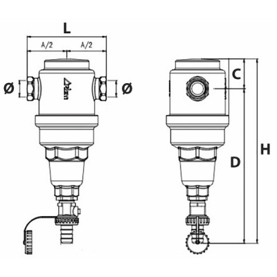 Separador automático dirterm 1"1/4 - RBM : 28290700