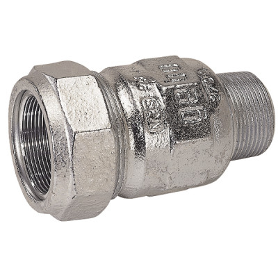 Cast iron compression fitting M1/2" - GEBO : 01.150.00.01