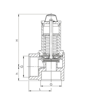 Soupape chauffage 3b molette FF1/2" - GOETZE : 651MHIK-15-F/F-1 3B