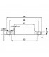 Collar flange to be welded steel DN32- DIFF - 110971