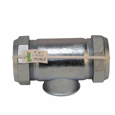 Raccord à compression Té 2'' - GEBO : 01.150.04.06