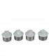 Kit 4 bouchons 1"1/4