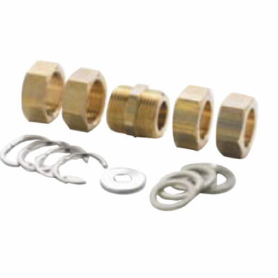 Kit raccordement 2 flexibles RAPID DN16- DIFF - 111511