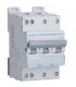 Disjoncteur 3P N 6-10kA courbe D-25A - HAGER : NGT825