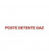 Étiquette rigide poste de détente gaz