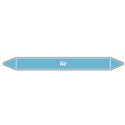 Étiquette souple adhésive air- DIFF - 111801  - (X10)