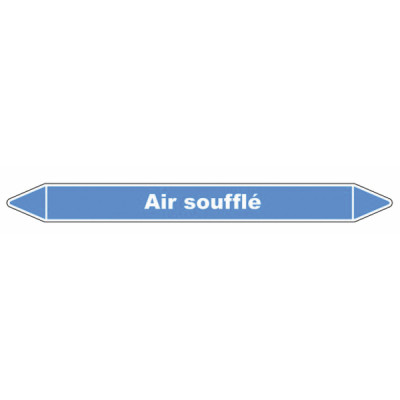 Étiquette souple adhésive air soufflé (X 10)