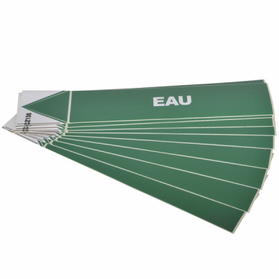 Étiquette souple adhésive eau (X 10)