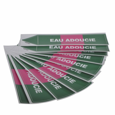 Étiquette souple adhésive eau adoucie- DIFF - 111814  - (X10)