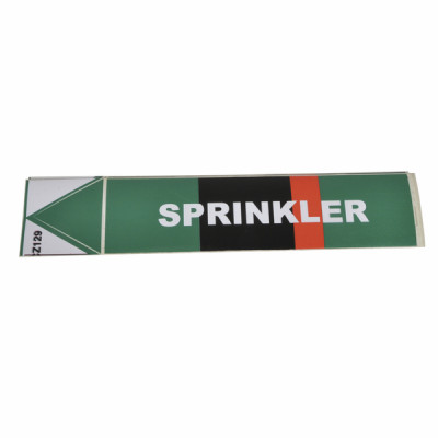 Étiquette souple adhésive sprinkler (X 10)