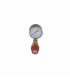 Safety valve 3b with manometer MF1/2" - DIFF