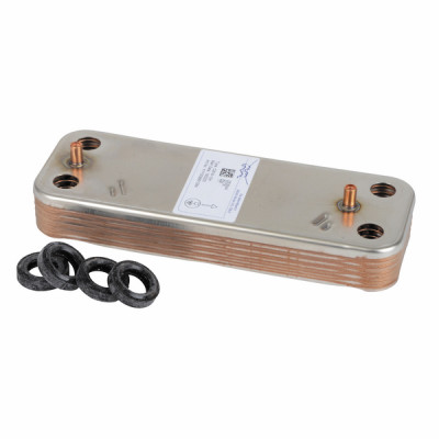 10 plate DHW heat exchanger - ROCA BAXI : 125565365