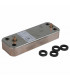 12 plate DHW heat exchanger - BAXI ROCA : 125565366