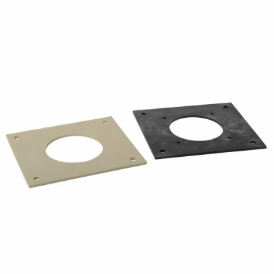 Placa de caldera 225x200 Ø110/150 m8 - cp1 - CUENOD : 13018495