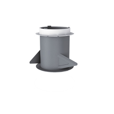 Gypsum sleeve with 3 claws and with gasket Ø80mm, L. 100mm - ANJOS : 1449