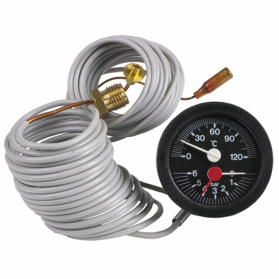 Temperature pressure gauge - ROCA BAXI : 147057013