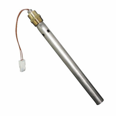 Plug with resistor support tube 350W 190mm- DIFF - 150049