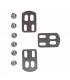 VFC mounting attachment cleats kit instead of PL21- DIFF - 150215