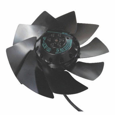 Ventilador axial de 27 W con aspa metálica