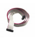 Câble plat connecteur 16 contacts 1000mm- DIFF - 150389
