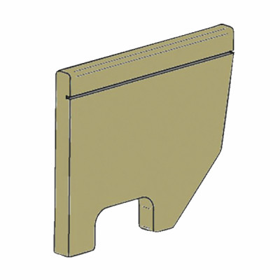 Vermiculite smoke right side special CLAM 72 - DIFF