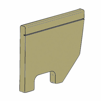 Vermiculite smoke right side special CLAM 76 - DIFF