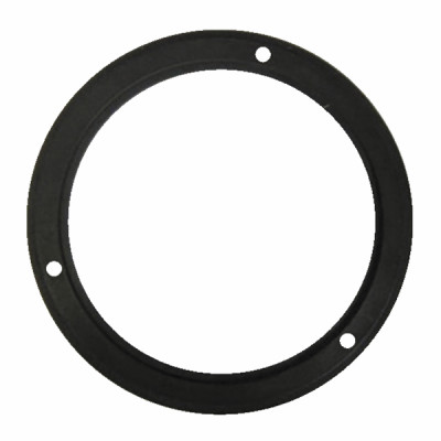 Junta frontal de silicona de 3 orificios extractor 125 mm- DIFF - 150508