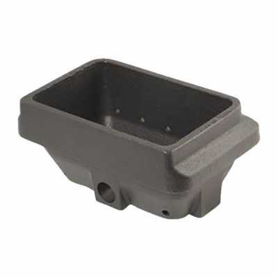 Cast iron crucible 84x142mm