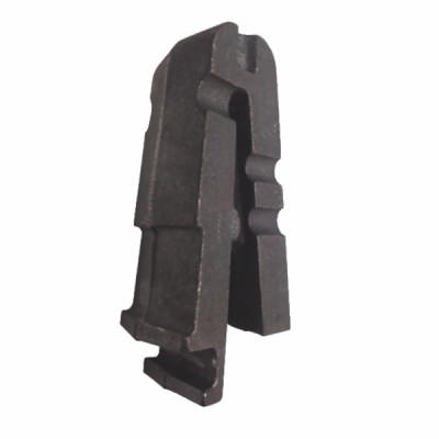 45° curved component for modular crucible- DIFF - 150545