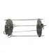 Kit para asador 4 pinchos 250 mm- DIFF - 150572