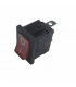 Red light switch 0/1 6A 3XFASTON