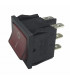 Interruptor luminoso rojo 0/1 6A 6XFASTON- DIFF - 150645