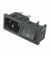 Toma VDE e interruptor 0/1 rectangular- DIFF - 150648